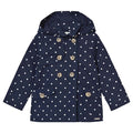 Navy Dot Coat