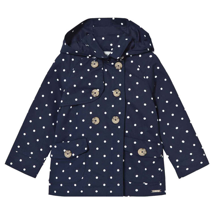 Navy Dot Coat