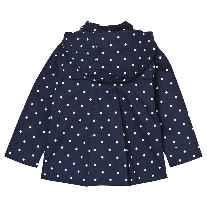Navy Dot Coat