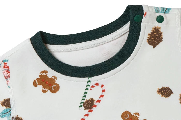 Nest Designs Kids/Baby Two-Piece Long Sleeve PJ Set (Organic Cotton) - Christmas Day!
