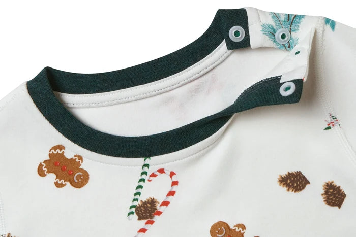 Nest Designs Kids/Baby Two-Piece Long Sleeve PJ Set (Organic Cotton) - Christmas Day!