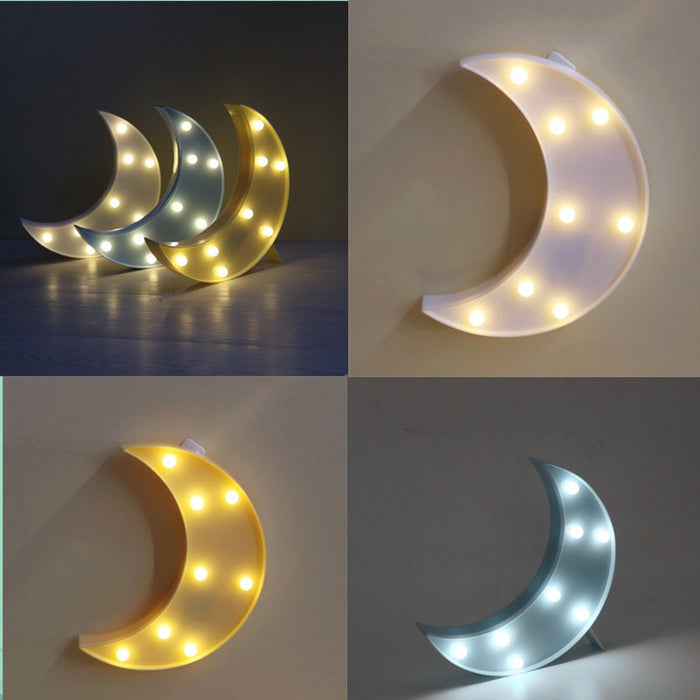New Moon Night Light Lamp - Cozy Nursery