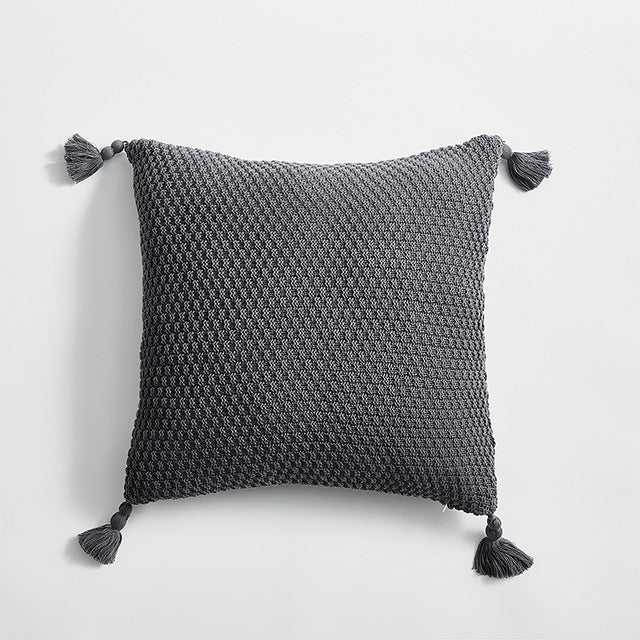 Nordic Cushion Cover with Tassels 45x45 - Cozy Nursery