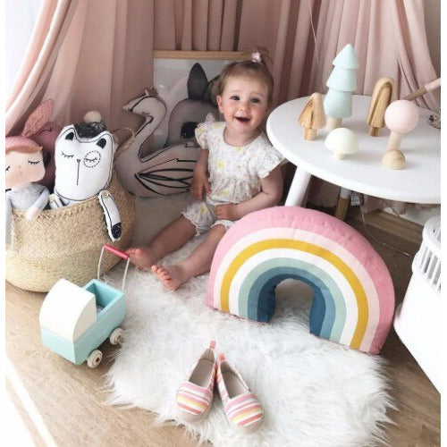 Nordic Rainbow Pillow 25x35CM - Cozy Nursery