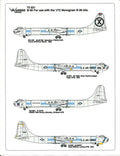 Nose Art B-36 Peacemaker Decals 1/72, Atomic Test Group, Loring AFB WBD 72 031