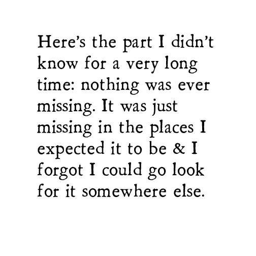 nothing missing art print