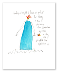 off the island art print