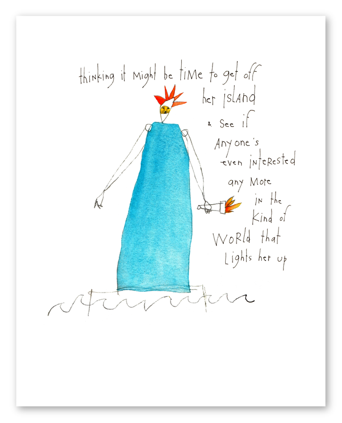 off the island art print