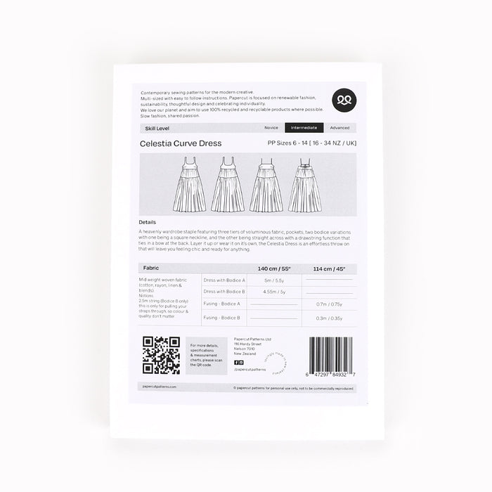 Papercut Pattern - Celestia Curve Dress