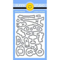 Sunny Studio Stamps Paris Afternoon Metal Cutting Dies Set SSDIE-281