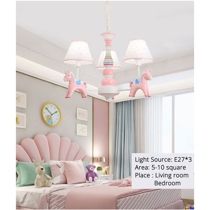 Pegasus Kids Chandelier - Cozy Nursery