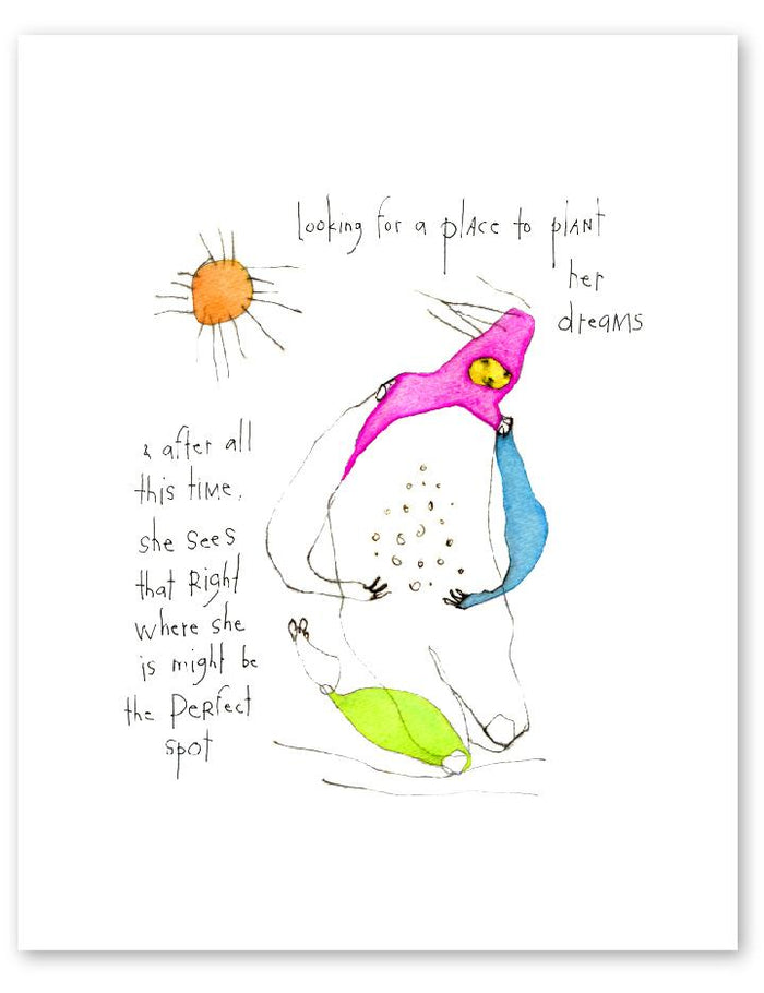 perfect spot art print