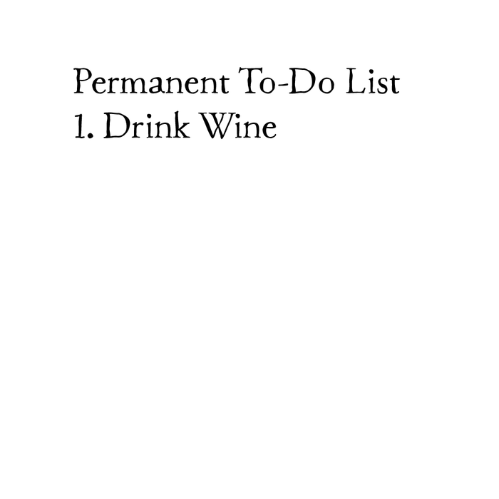 permanent to-do list art print