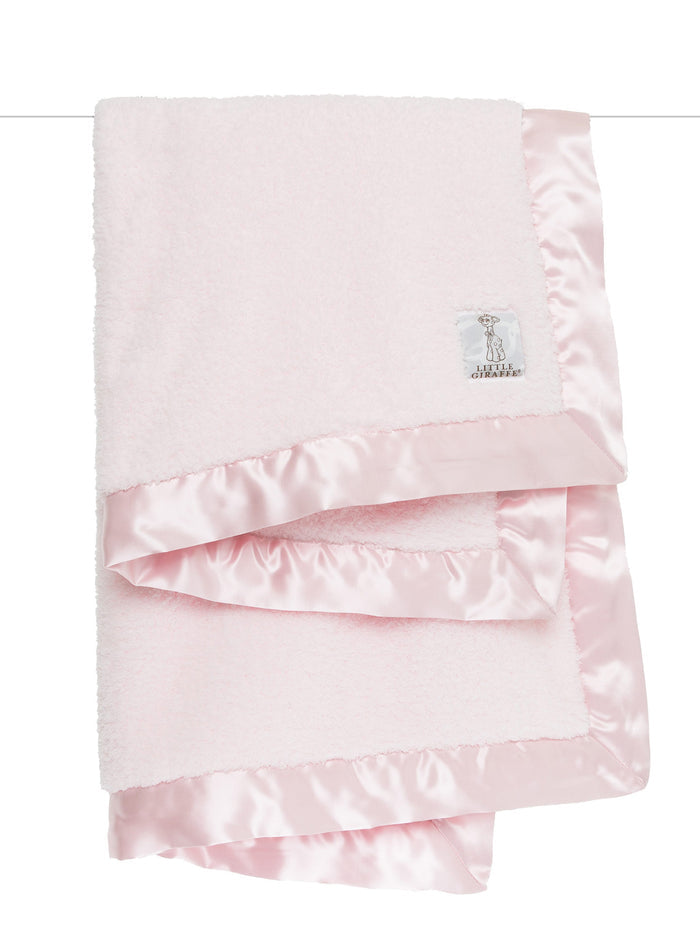 Pink Chenille Baby Blanket