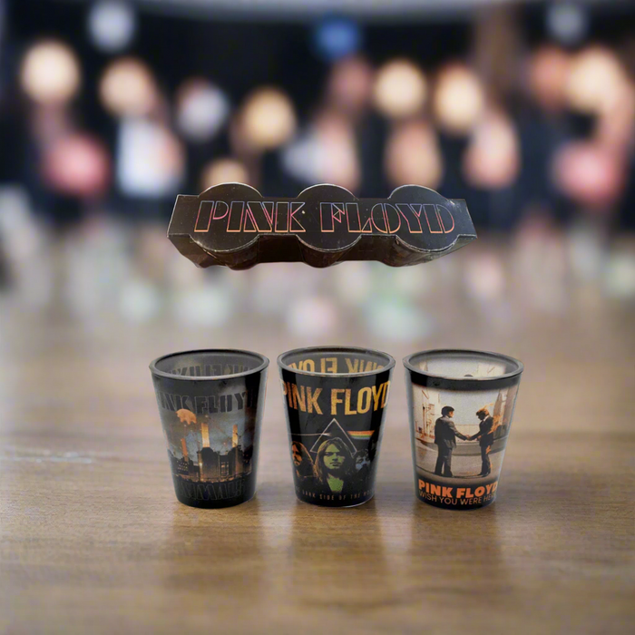Pink Floyd Shot Glass Trio - The Whiskey Cave