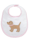 Pink Lab Puppy Bib
