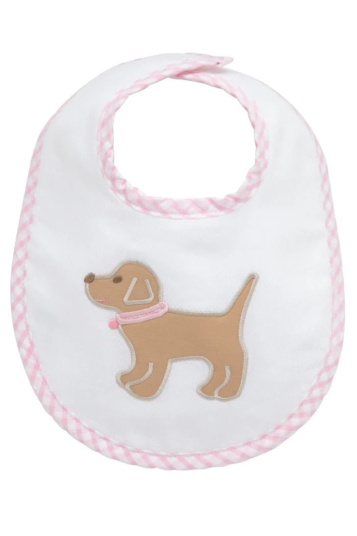 Pink Lab Puppy Bib
