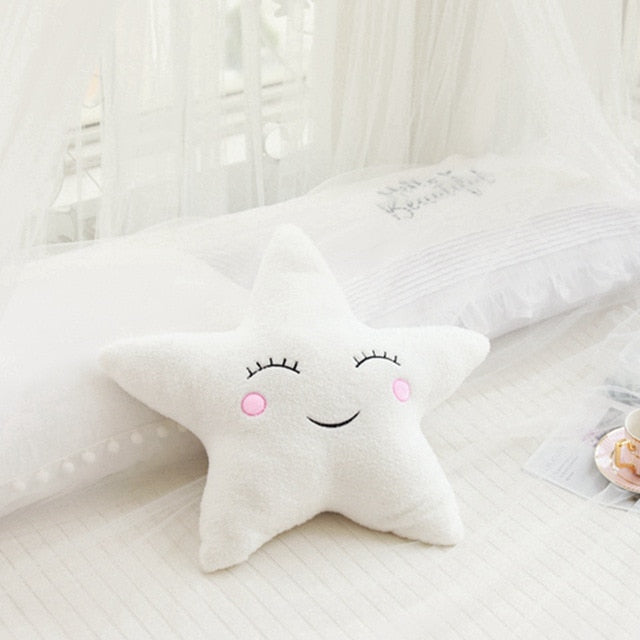 Plush Soft Cushions Star Moon - Cozy Nursery
