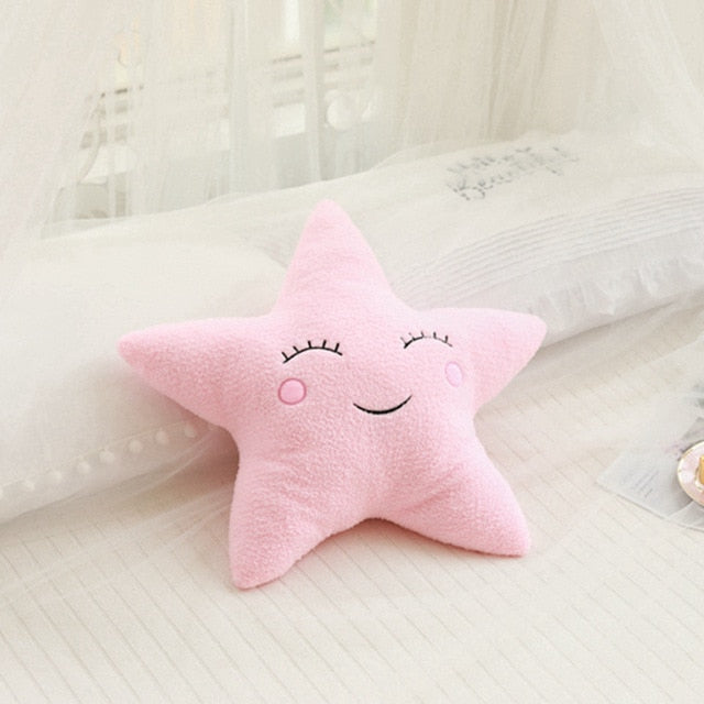 Plush Soft Cushions Star Moon - Cozy Nursery