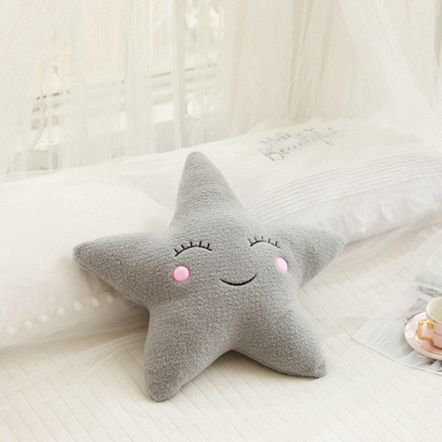 Plush Soft Cushions Star Moon - Cozy Nursery