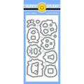 Sunny Studio Stamps Quill Cuties Dies 24-Piece Hedgehogs Valentine's Day Metal Craft Set SSDIE-413