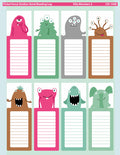 Reading Logs: Silly Monsters 2