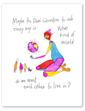 real question art print