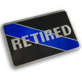 Retired Thin Blue Line Vehicle Emblem