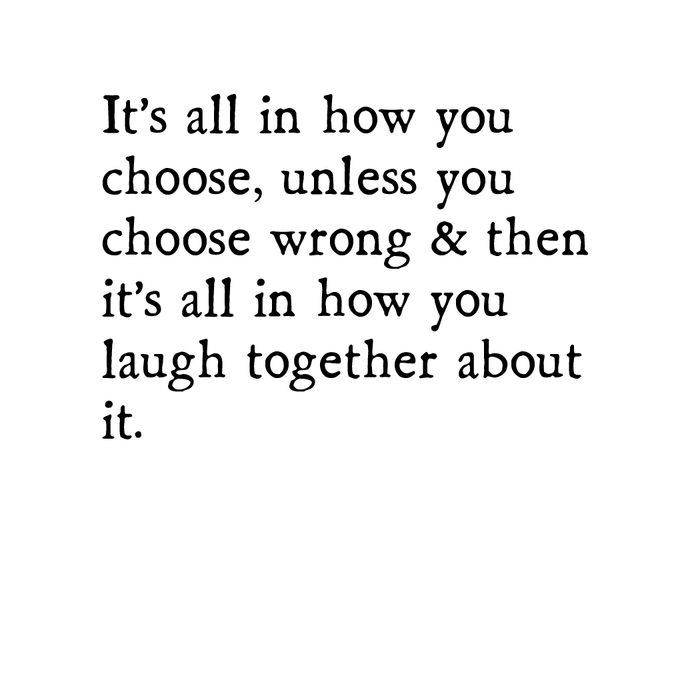 right choice art print