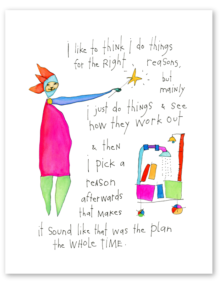 right reason art print