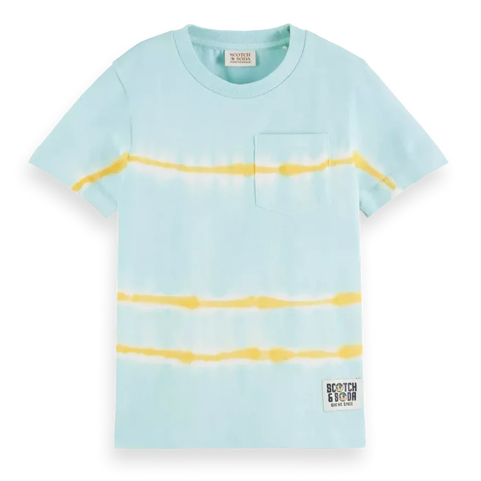 SCOTCH & SODA Kids Relaxed-fit Organic Short Sleeve Tie-dye T-shirt - 6Y