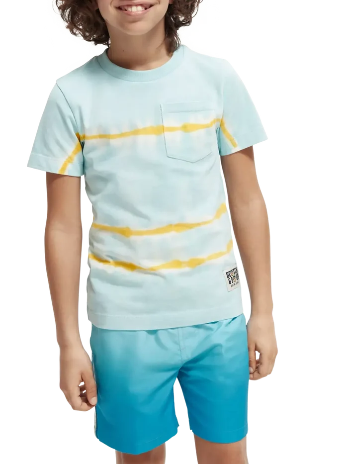 SCOTCH & SODA Kids Relaxed-fit Organic Short Sleeve Tie-dye T-shirt - 6Y