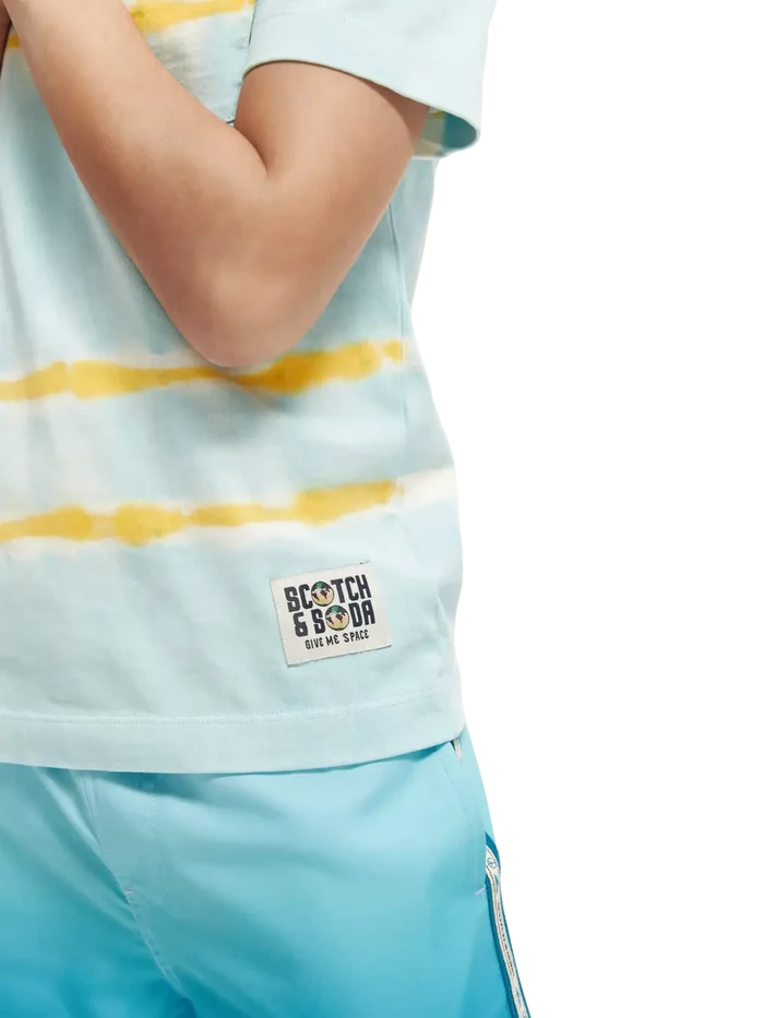 SCOTCH & SODA Kids Relaxed-fit Organic Short Sleeve Tie-dye T-shirt - 6Y