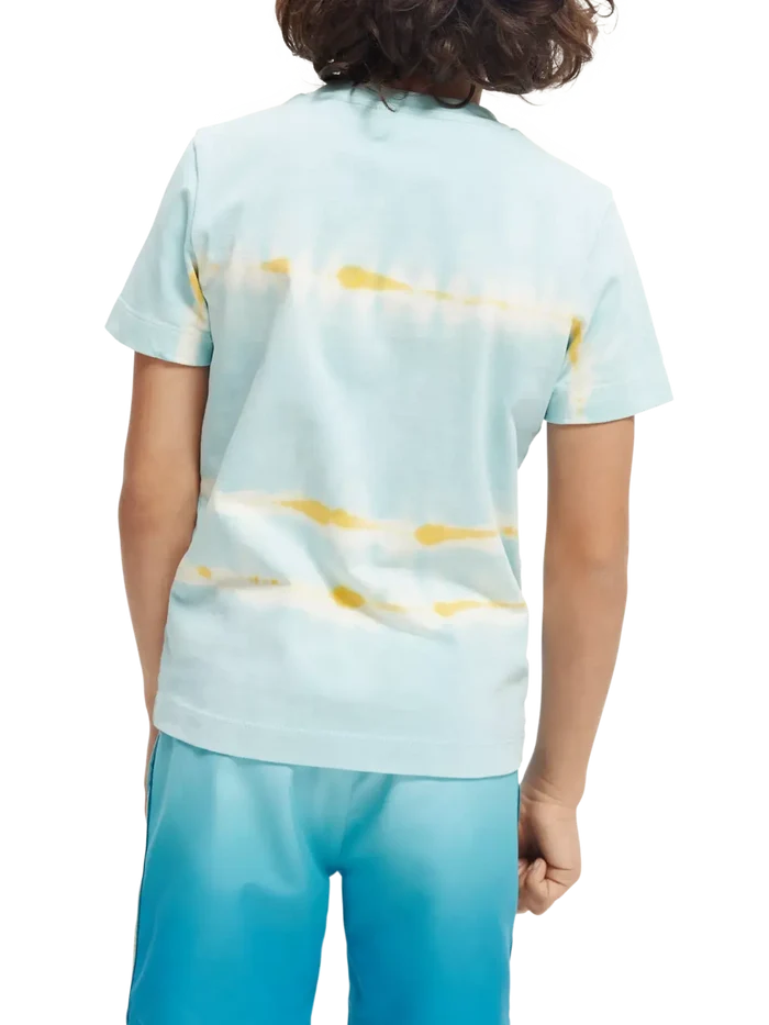 SCOTCH & SODA Kids Relaxed-fit Organic Short Sleeve Tie-dye T-shirt - 6Y