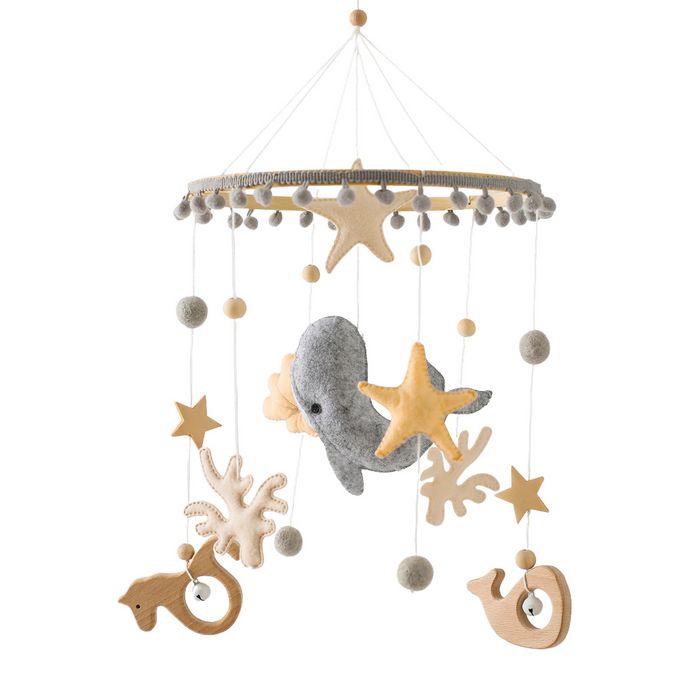 Sea Animals Baby Crib Mobile - Cozy Nursery