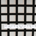 Shadow Grid Jacquard - Black / Chalk