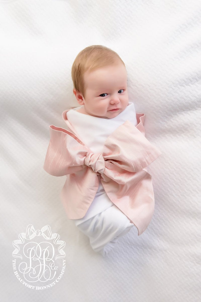 Silk Bow Swaddle ® Southern Blush Silk