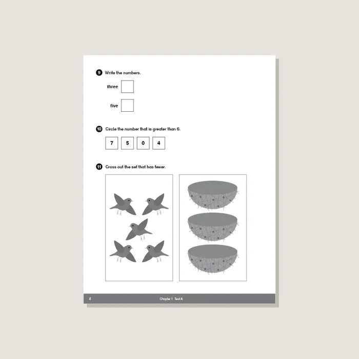 Singapore Math - Dimensions Math Tests 1A
