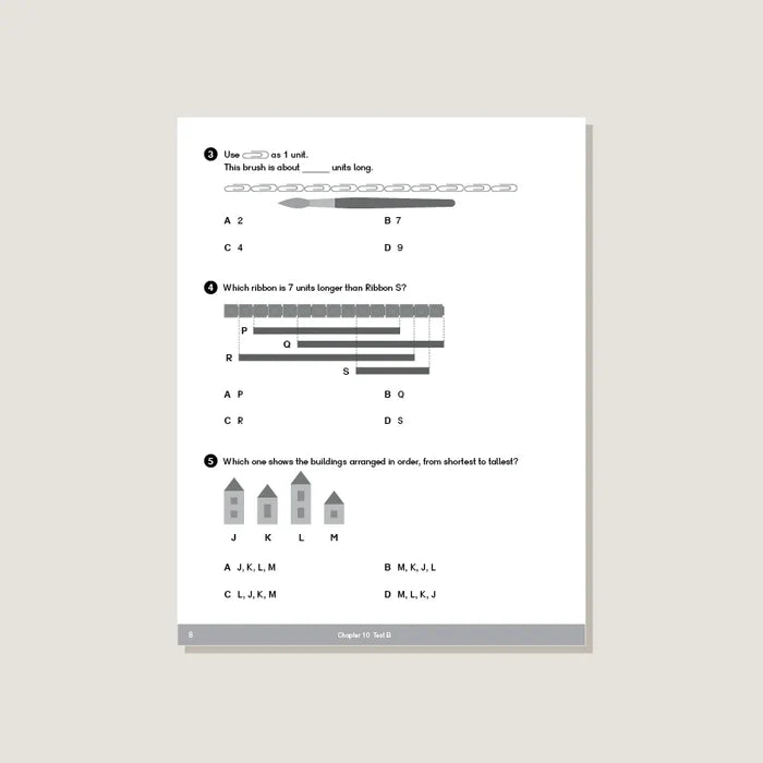 Singapore Math - Dimensions Math Tests 1B
