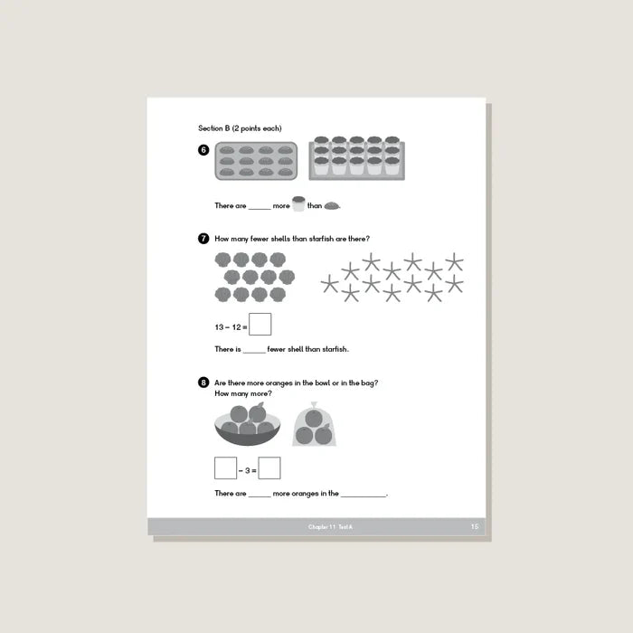 Singapore Math - Dimensions Math Tests 1B