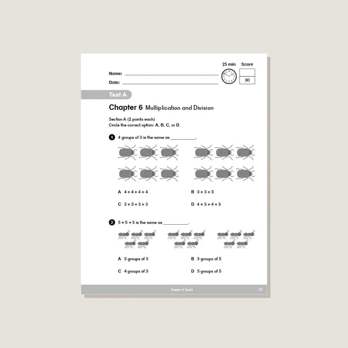 Singapore Math - Dimensions Math Tests 2A