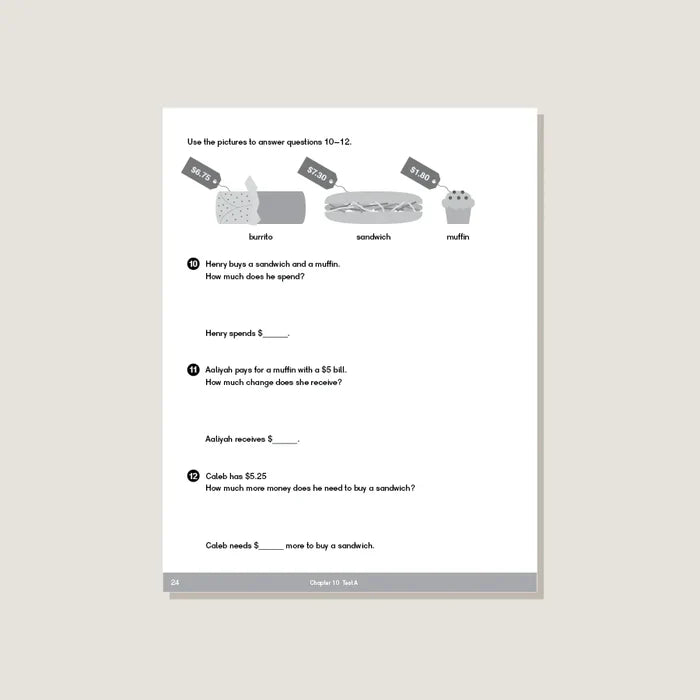 Singapore Math - Dimensions Math Tests 2B
