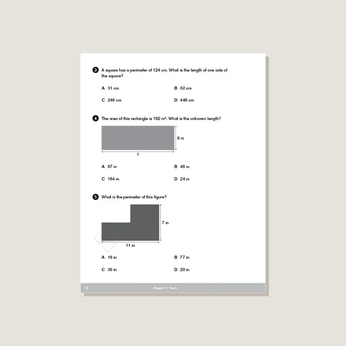 Singapore Math - Dimensions Math Tests 4B