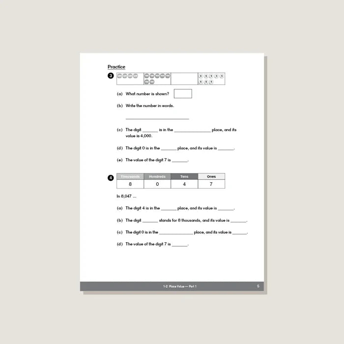 Singapore Math - Dimensions Math Workbook 3A