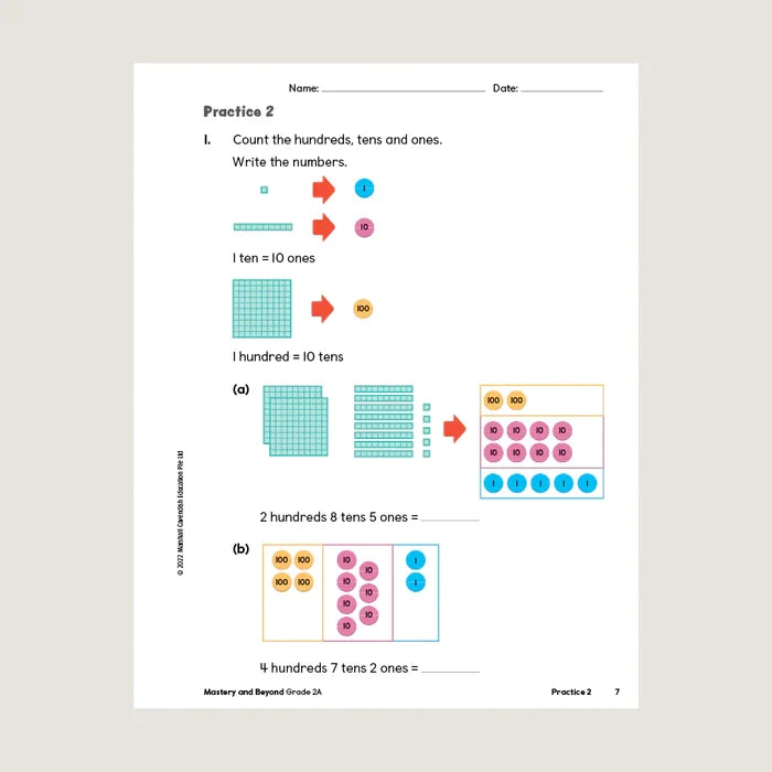 Singapore Math - Primary Mathematics Mastery and Beyond 2A