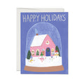 Snowman Village Card