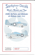 Starfighter USMC Buffalos & Wildcats @ Midway JUNE 1942, Aircraft Decals 1/48 17