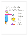 start time art print