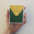 Sun Kiss Jo Moyer-Battick Sticker