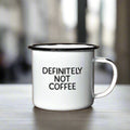 Swag Brewery Enameled Mug “Definitely Not Coffee” - The Whiskey Cave